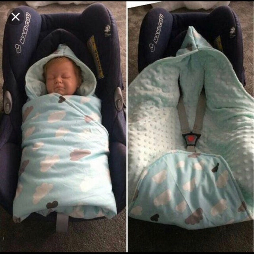Custom car seat blanket